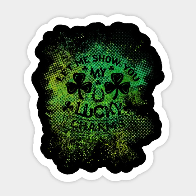 St. Patricks - Let me show you my lucky charms Sticker by valsymot